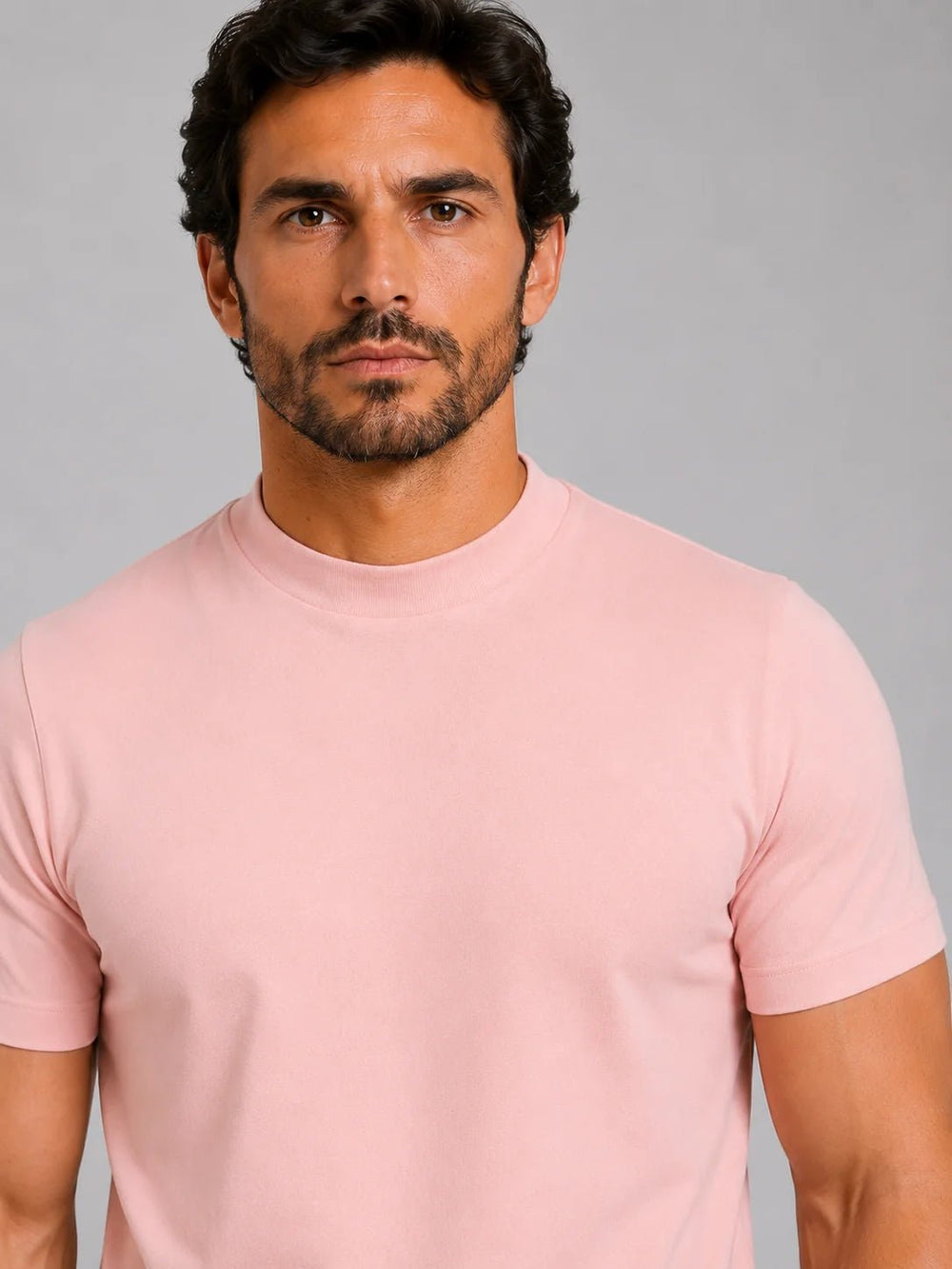 Camiseta Dom Henrico Algodão Egípcio Gola Média - Henri Store