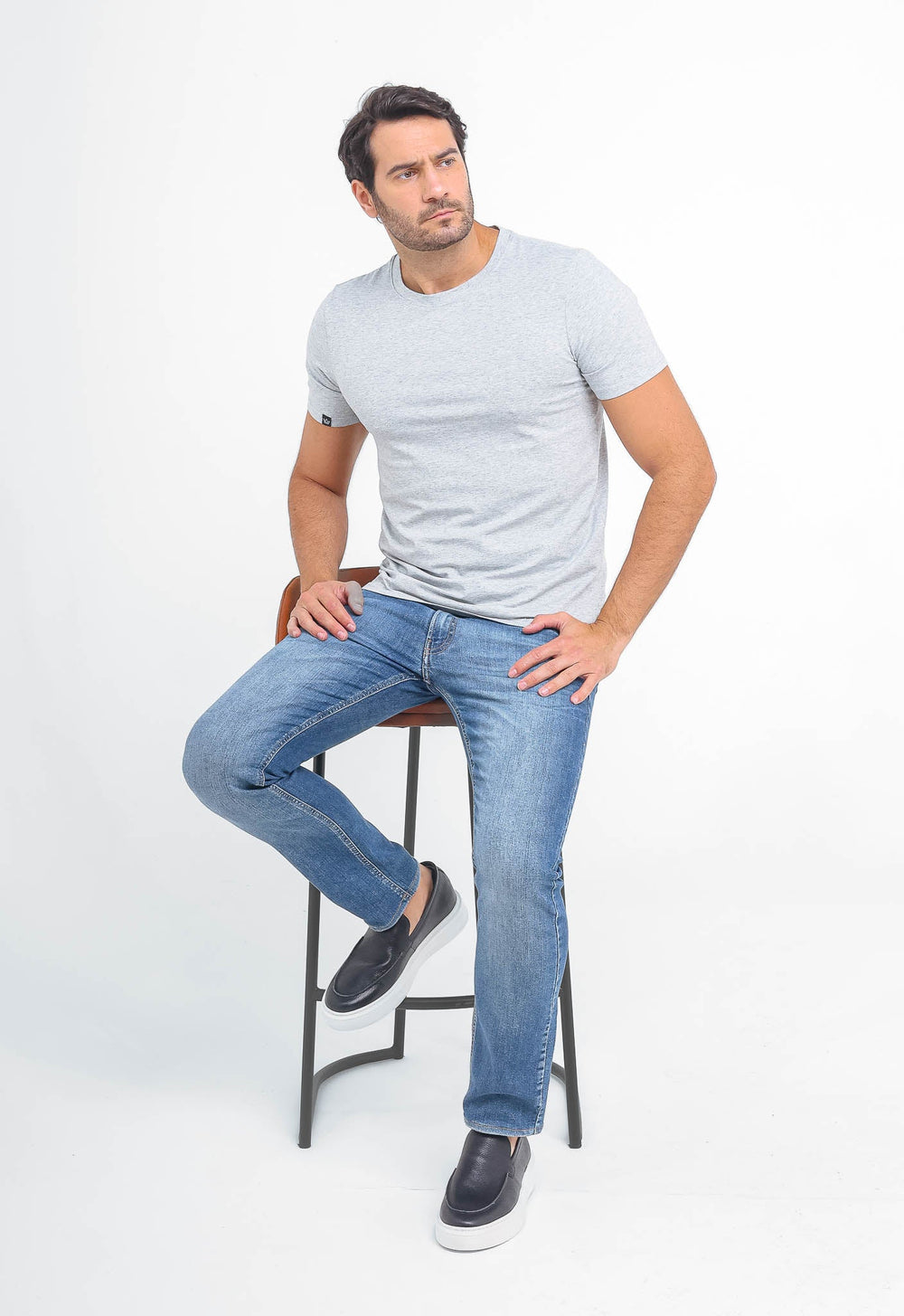 Camiseta Dom Henrico com Elastano Básica - Henri Store