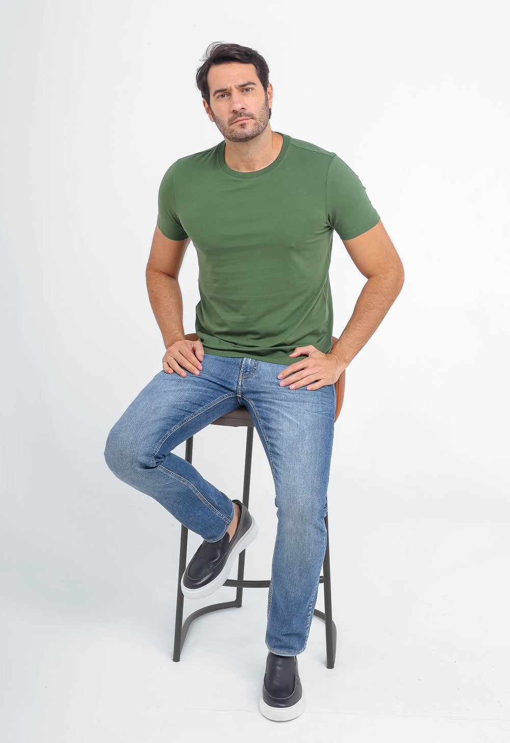 Camiseta Dom Henrico com Elastano Básica - Henri Store