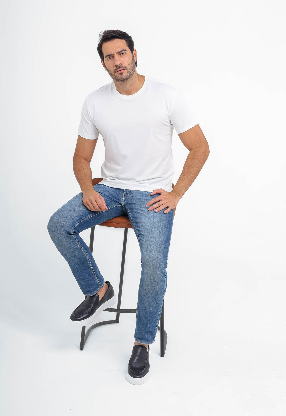 Camiseta Dom Henrico com Elastano Básica - Henri Store