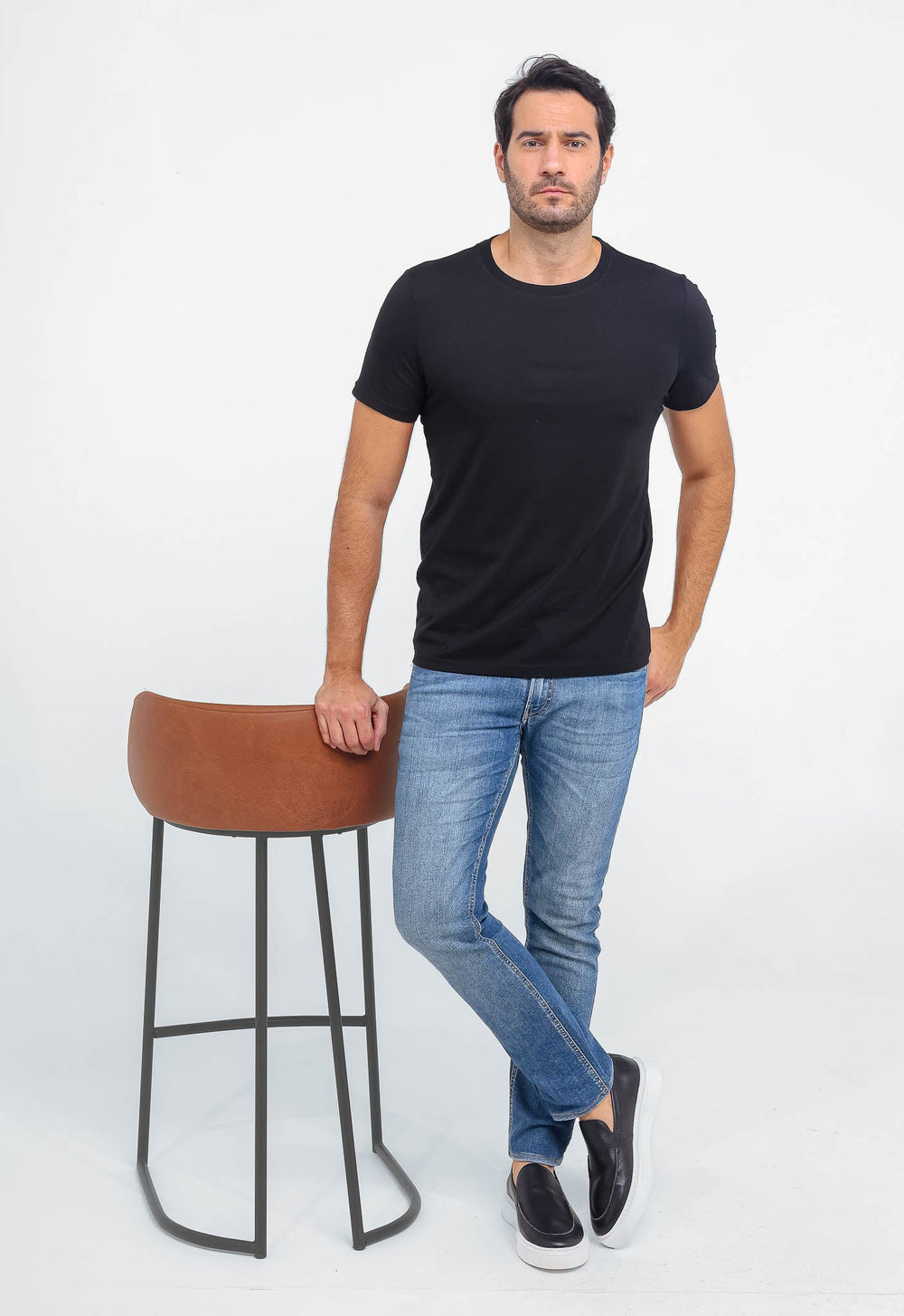 Camiseta Dom Henrico com Elastano Básica - Henri Store