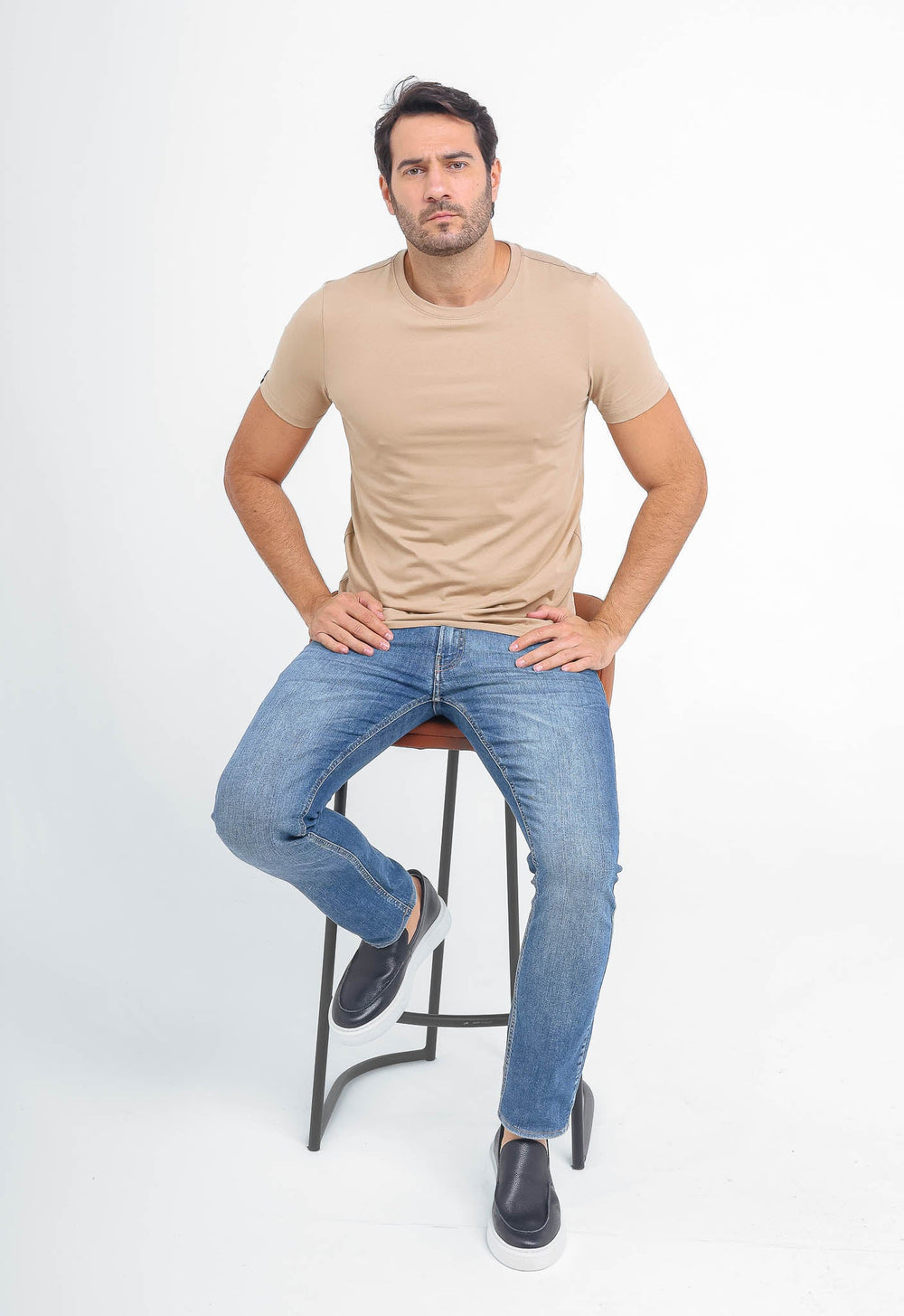 Camiseta Dom Henrico com Elastano Básica - Henri Store