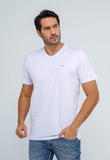 Camiseta Dom Henrico Gola V Essential - Henri Store
