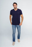 Camiseta Dom Henrico Gola V Essential - Henri Store