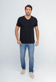 Camiseta Dom Henrico Gola V Essential - Henri Store