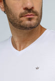 Camiseta Dom Henrico Gola V Essential - Henri Store