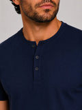 Camiseta Dom Henrico Henley Pima - Henri Store