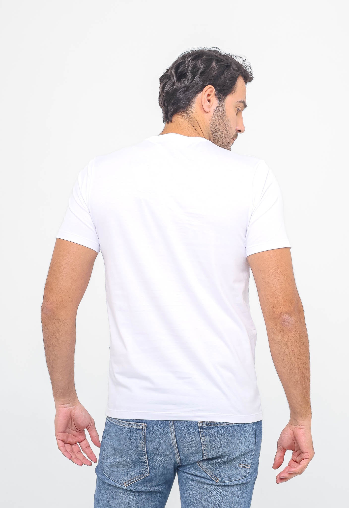 Camiseta Dom Henrico Pima Gola V - Henri Store