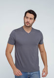 Camiseta Dom Henrico Pima Gola V - Henri Store