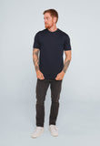 Camiseta Dom Henrico Pima Interloque Gola Cruzada Frontal - Henri Store