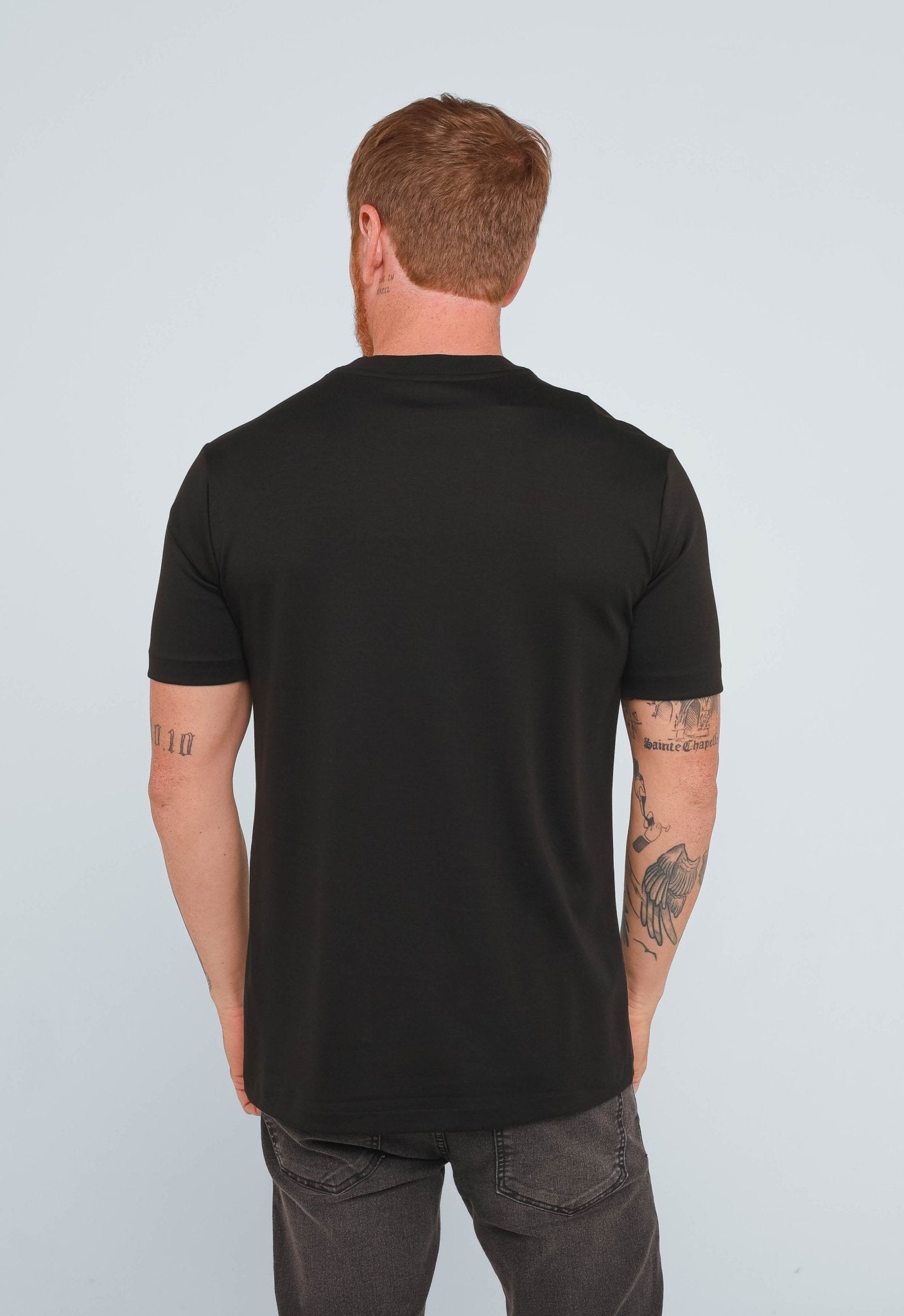 Camiseta Dom Henrico Pima Interloque Gola Cruzada Frontal - Henri Store