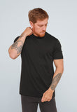 Camiseta Dom Henrico Pima Interloque Gola Cruzada Frontal - Henri Store