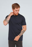 Camiseta Dom Henrico Pima Interloque Gola Cruzada Frontal - Henri Store
