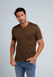 Camiseta Dom Henrico Pima Interloque Gola Diferenciada - Henri Store