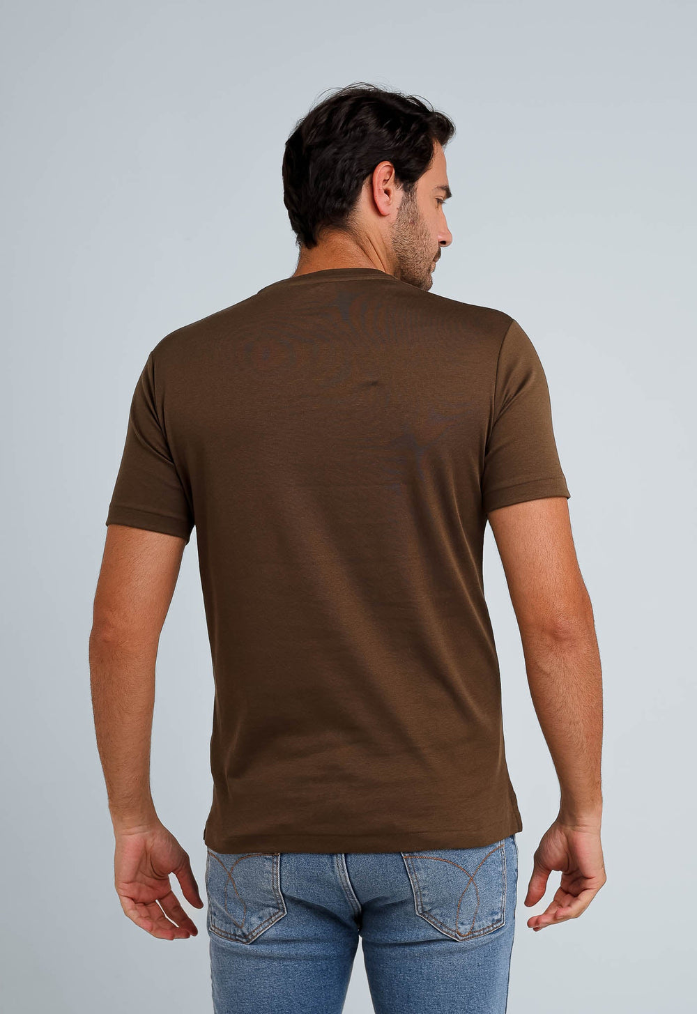 Camiseta Dom Henrico Pima Interloque Gola Diferenciada - Henri Store