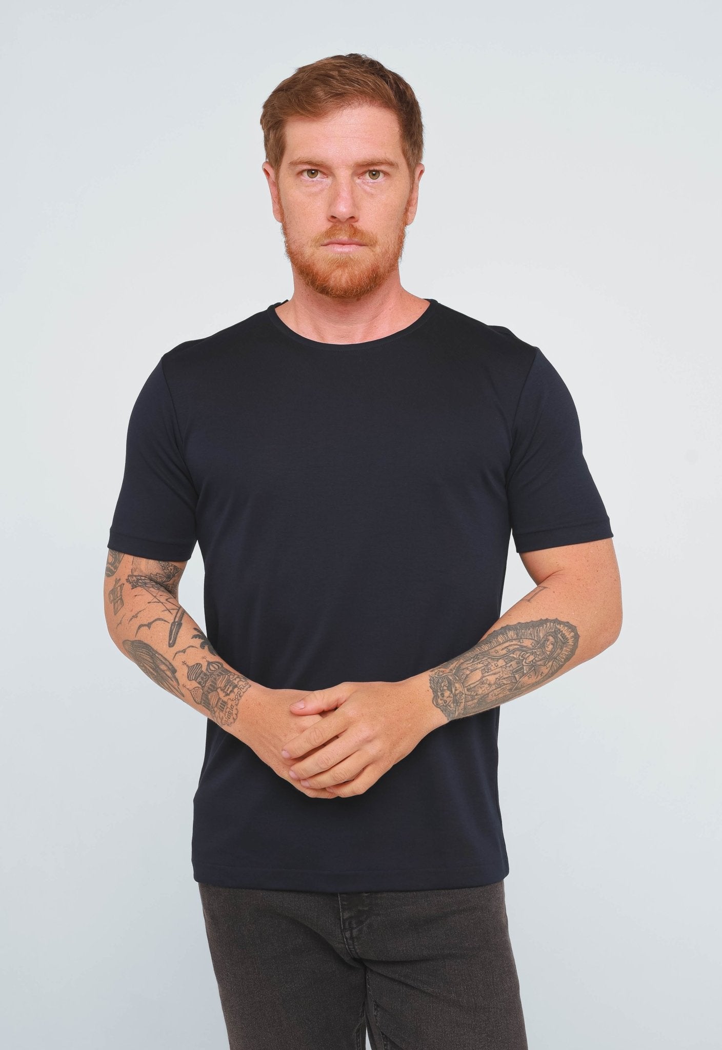Camiseta Dom Henrico Pima Interloque Gola Slim - Henri Store