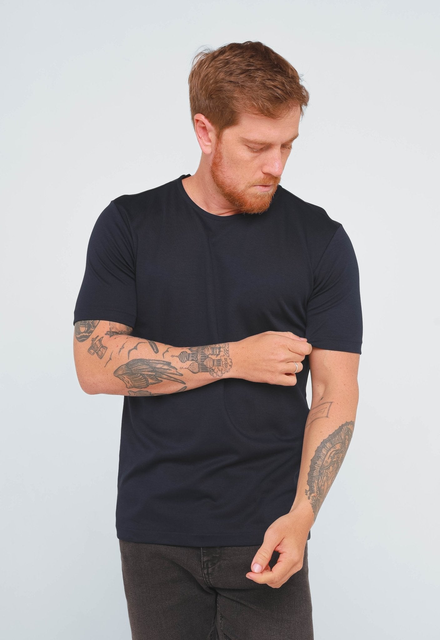 Camiseta Dom Henrico Pima Interloque Gola Slim - Henri Store