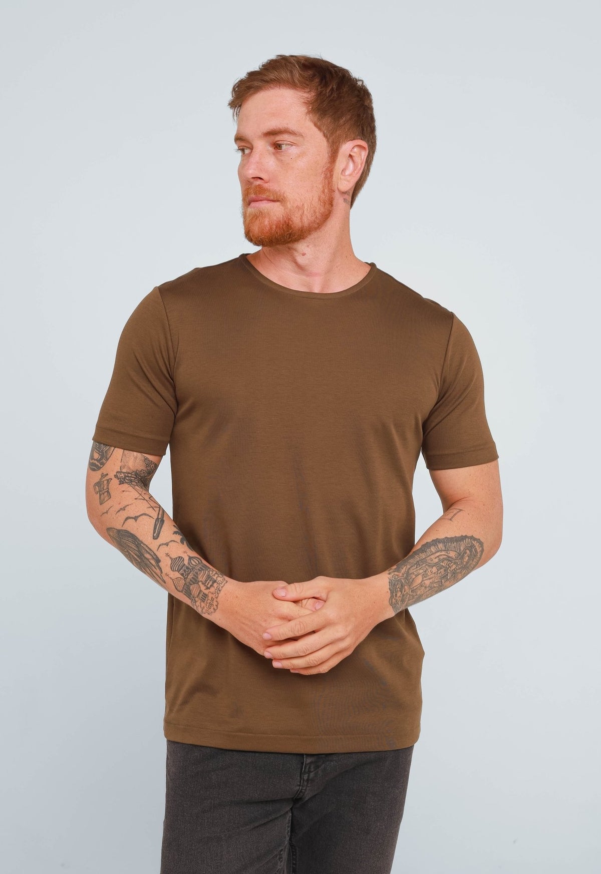 Camiseta Dom Henrico Pima Interloque Gola Slim - Henri Store