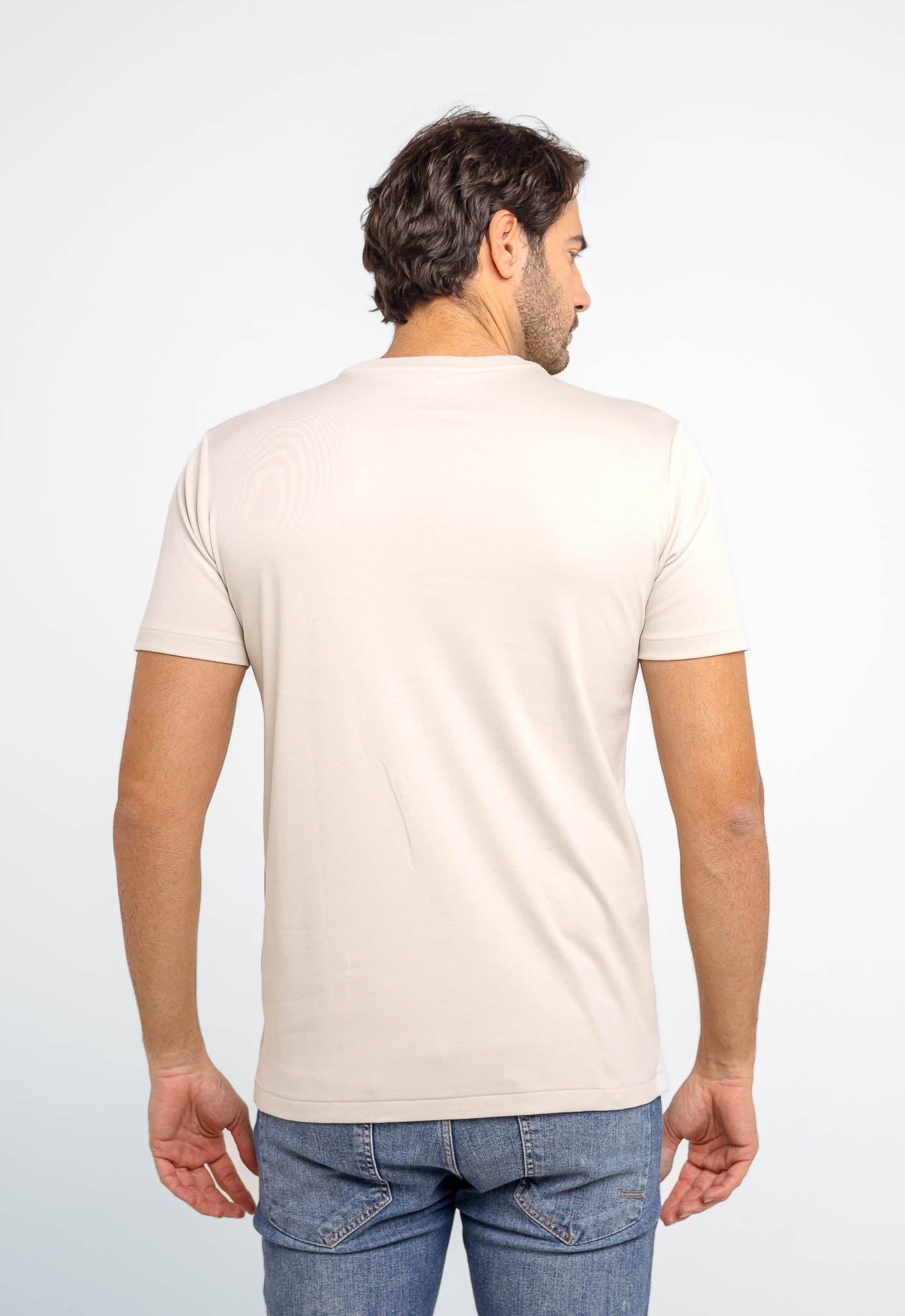 Camiseta Dom Henrico Recorte Frontal Interloque Pima - Henri Store