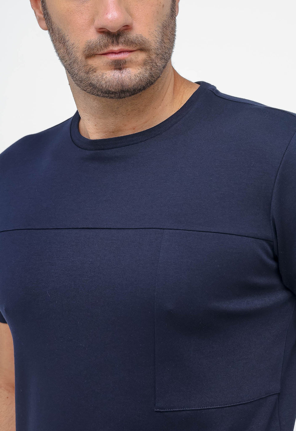 Camiseta Dom Henrico Recorte Frontal Interloque Pima - Henri Store