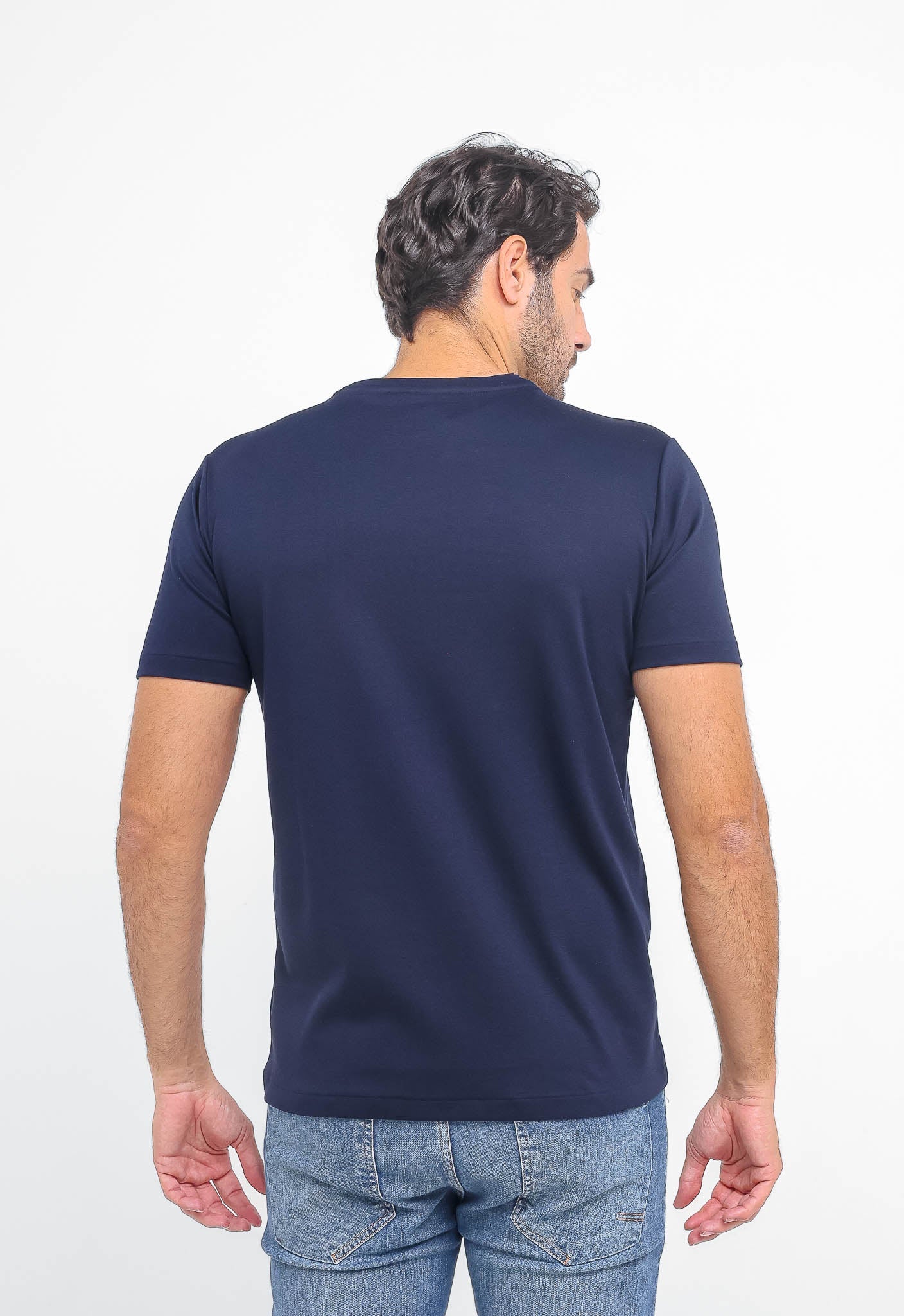 Camiseta Dom Henrico Recorte Frontal Interloque Pima - Henri Store