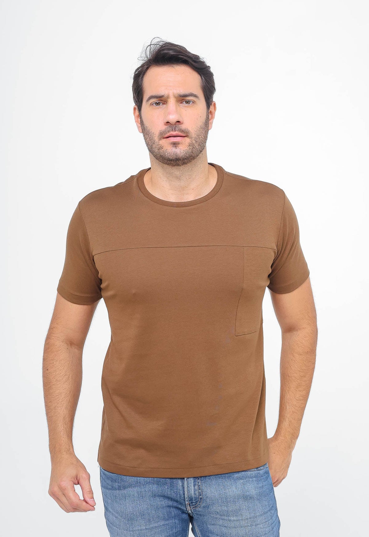 Camiseta Dom Henrico Recorte Frontal Interloque Pima - Henri Store