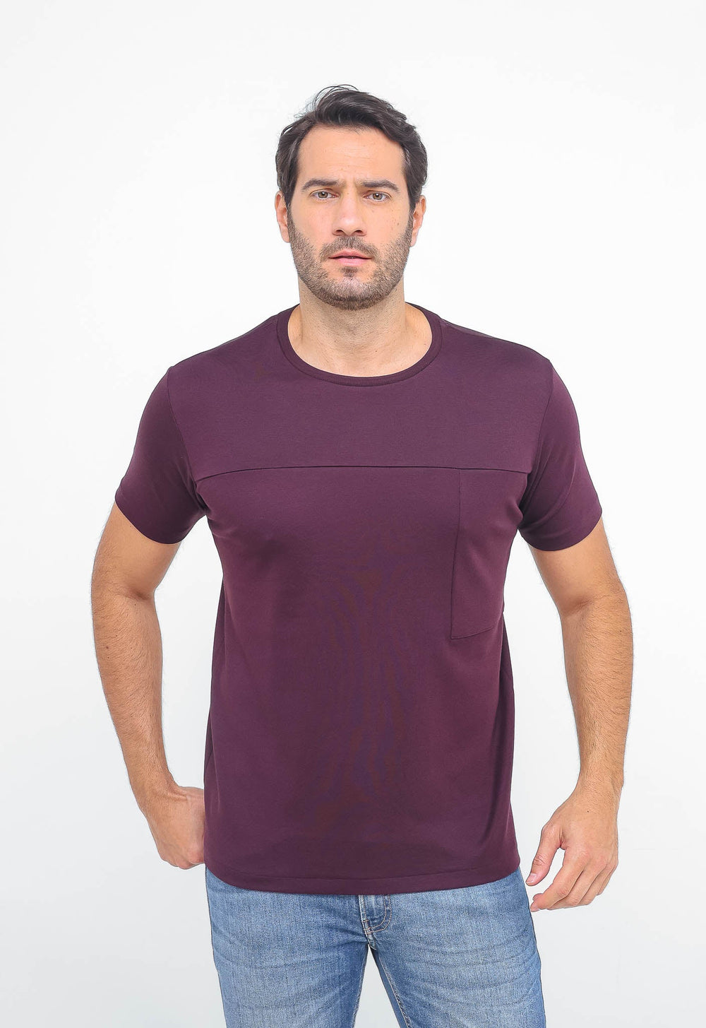 Camiseta Dom Henrico Recorte Frontal Interloque Pima - Henri Store
