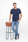 Camiseta Dom Henrico Recorte Frontal Interloque Pima - Henri Store