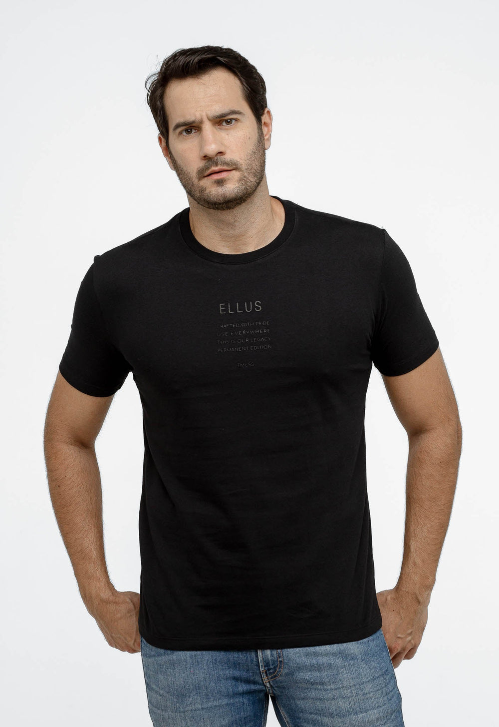 Camiseta Ellus Básica Logo Central - Henri Store