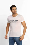 Camiseta Emporio Armani Branco Logo Ea7 Preto - Henri Store
