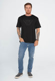 Camiseta Emporio Armani Logo Central Preta - Sale - Henri Store