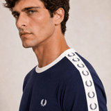 Camiseta Fred Perry Faixa Ombro - Henri Store