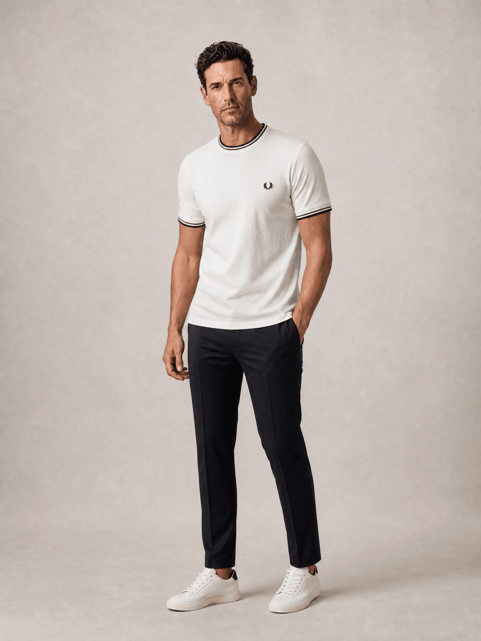 Camiseta Fred Perry Friso Gola - Henri Store