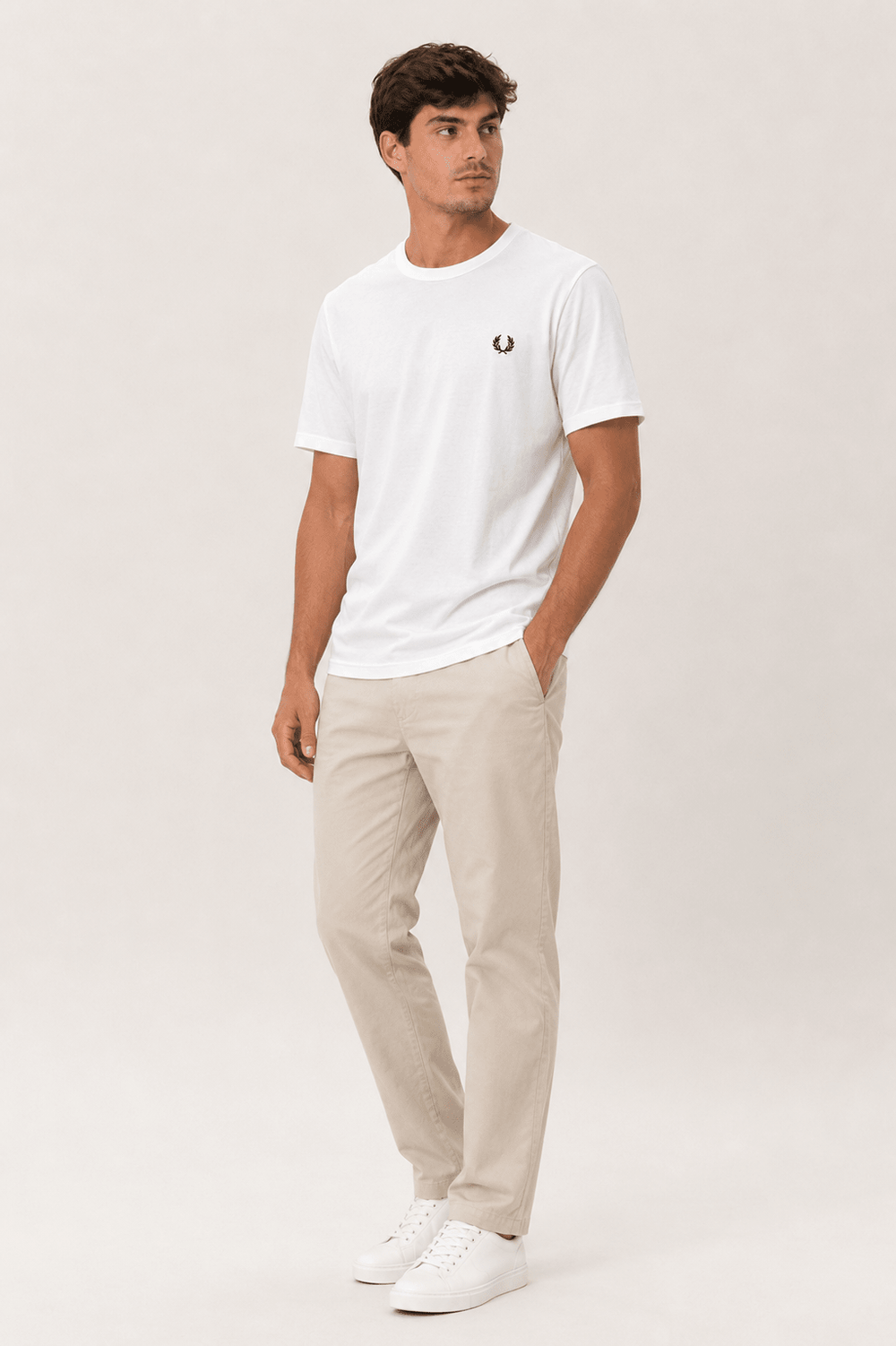 Camiseta Fredy Perry Logo Peito - Henri Store