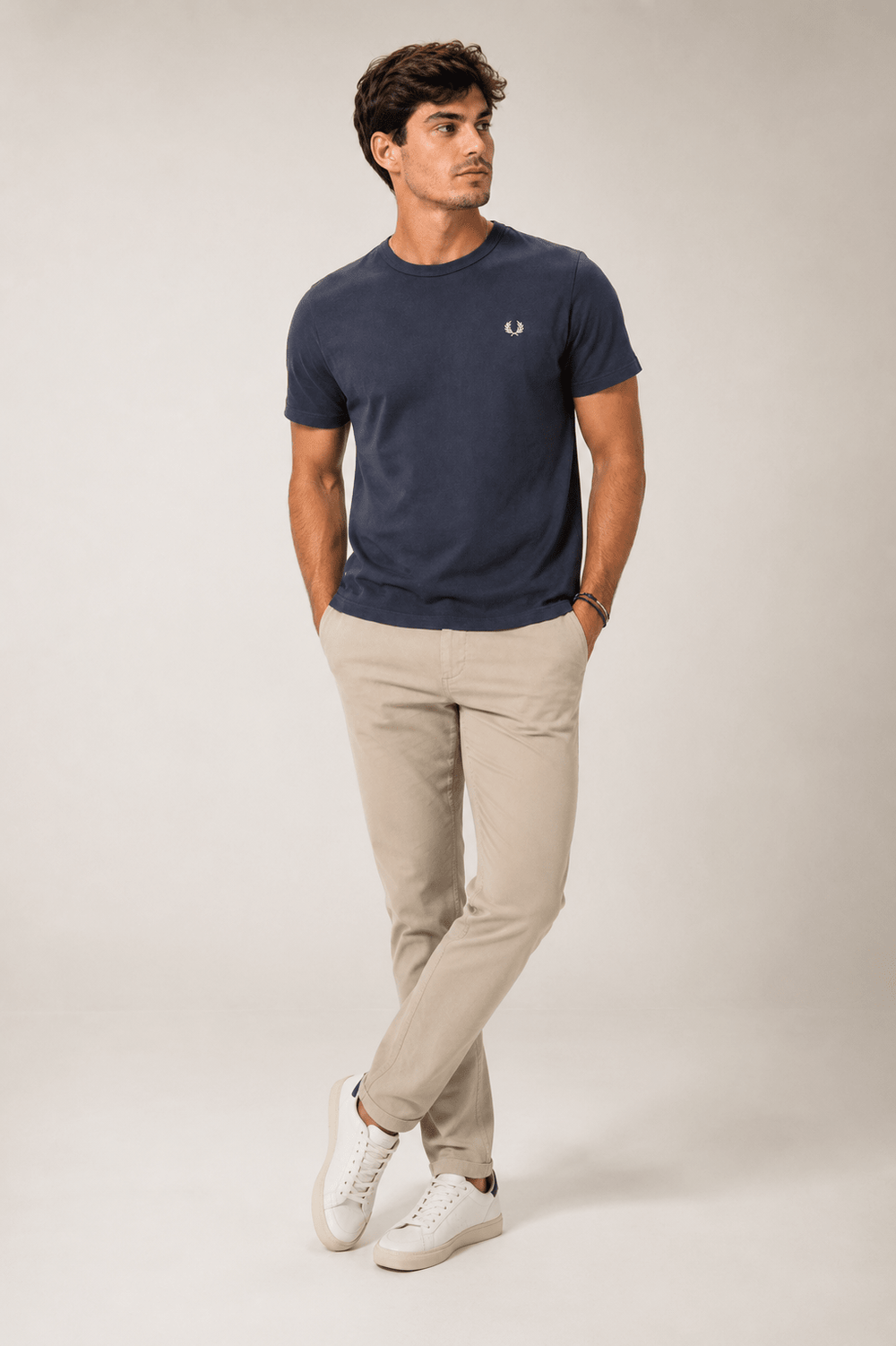 Camiseta Fredy Perry Logo Peito - Henri Store