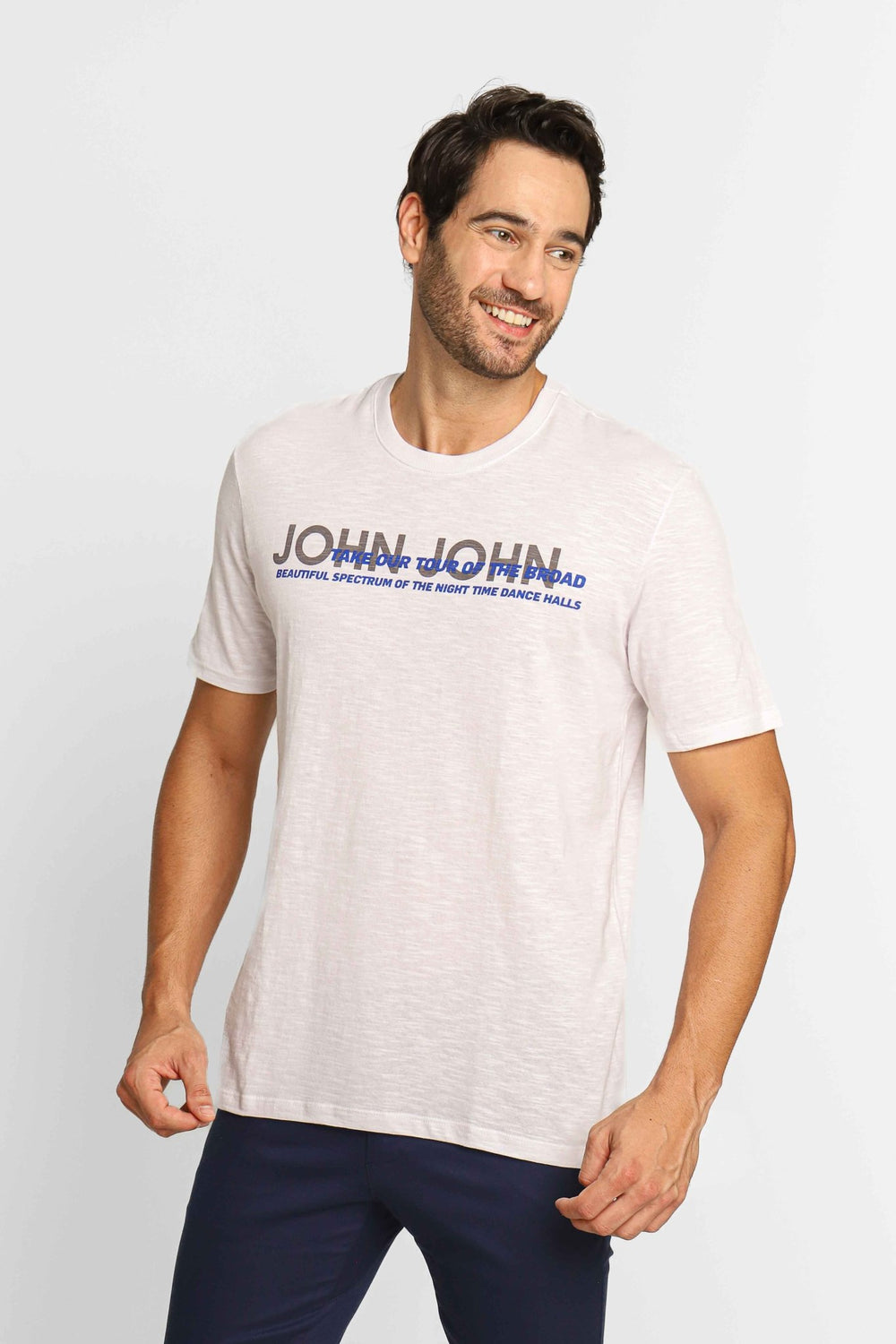 Camiseta John John Branco Relaxed Fit - Henri Store