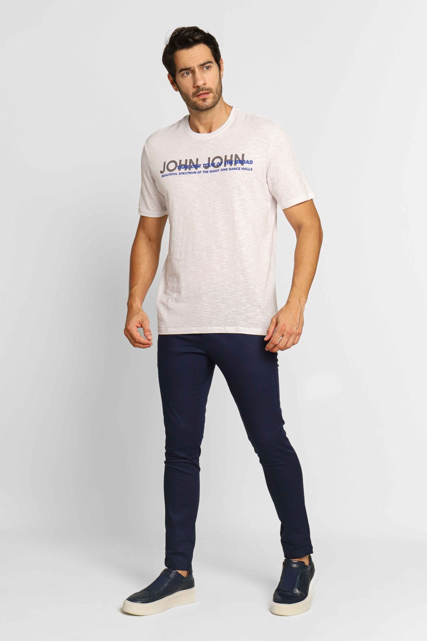 Camiseta John John Branco Relaxed Fit - Henri Store