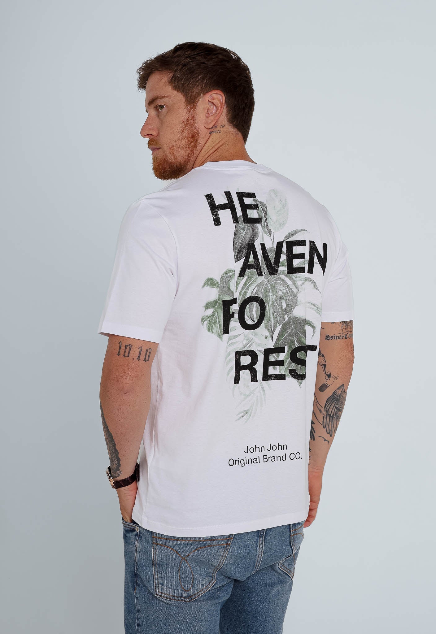 Camiseta John John Heaven Forest Branco - Henri Store