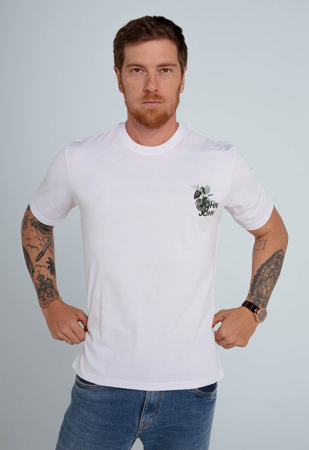 Camiseta John John Heaven Forest Branco - Henri Store
