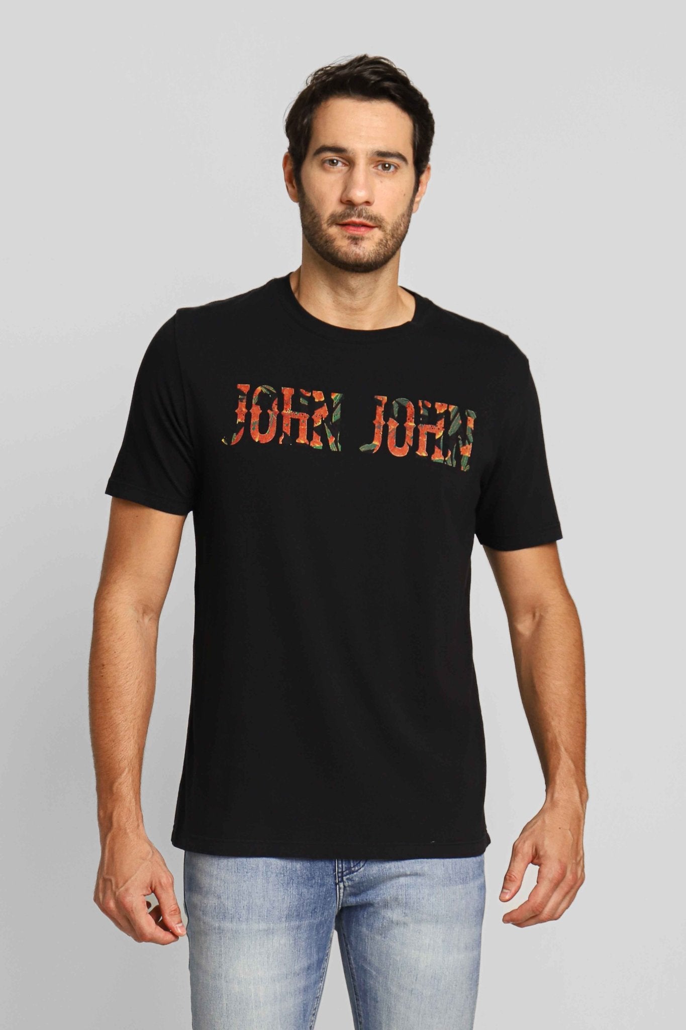 Camiseta John John New Flowery Preto - Henri Store