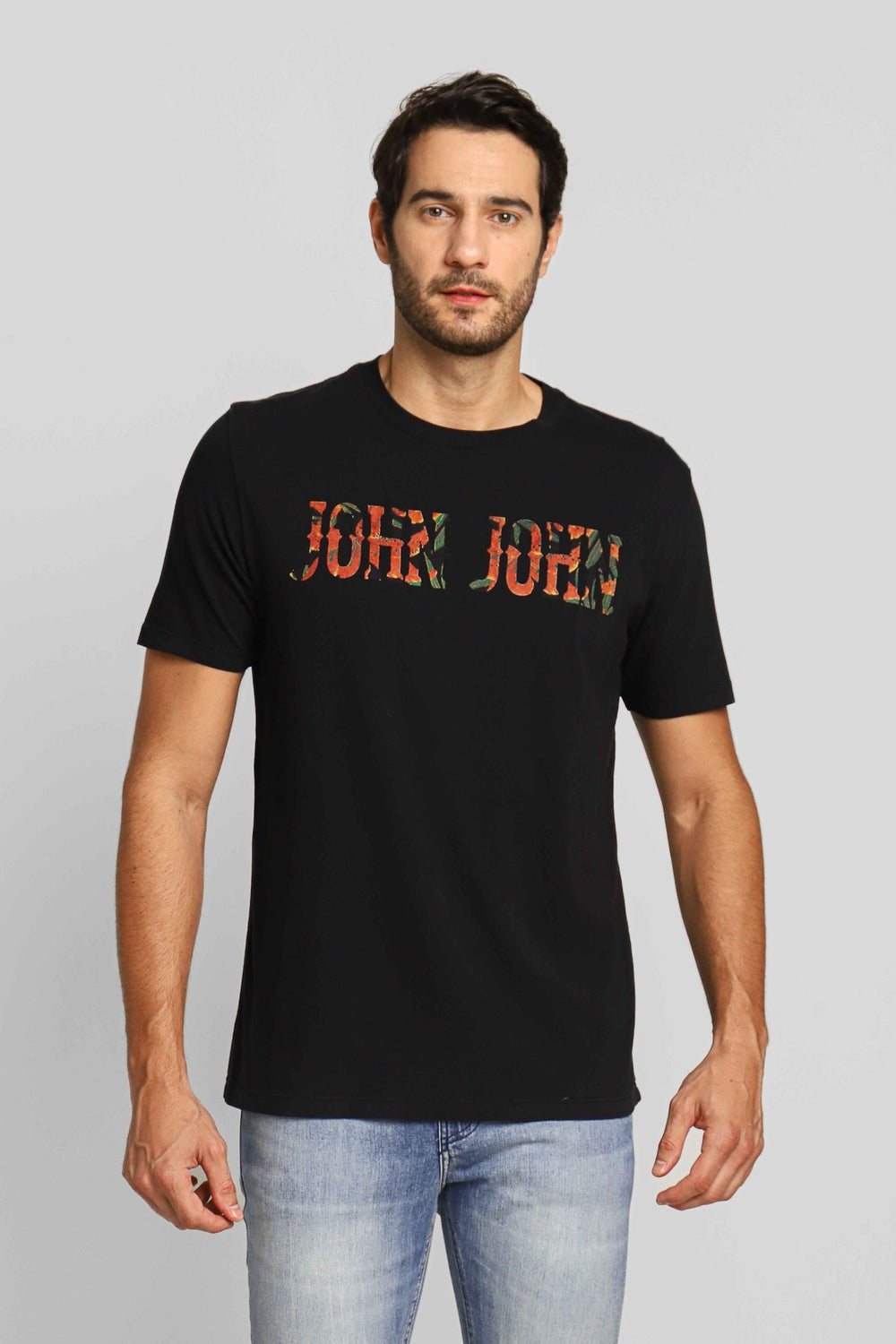 Camiseta John John New Flowery Preto - Henri Store