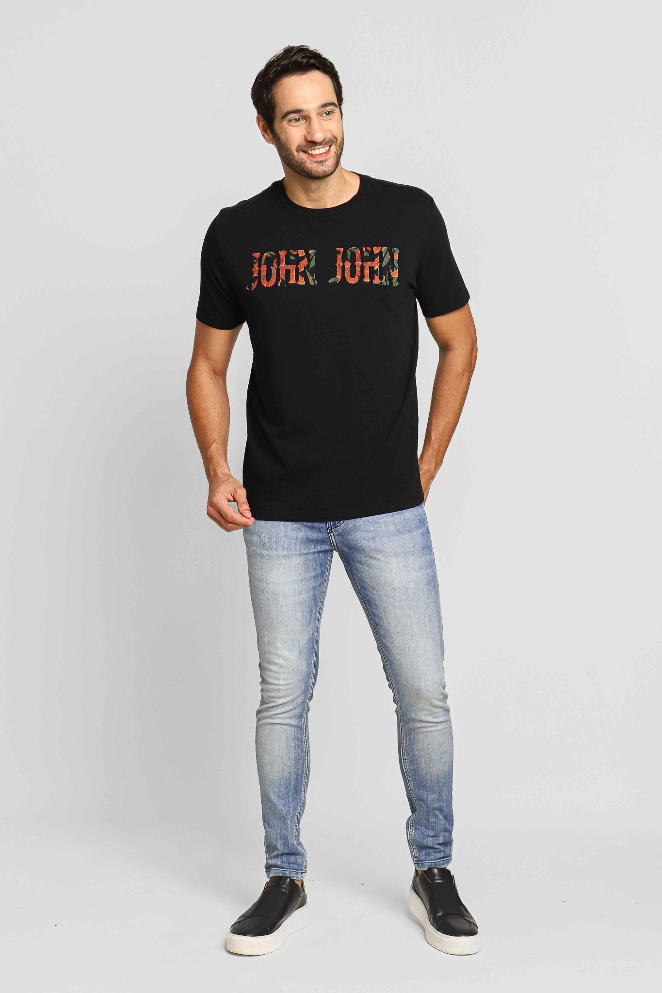 Camiseta John John New Flowery Preto - Henri Store