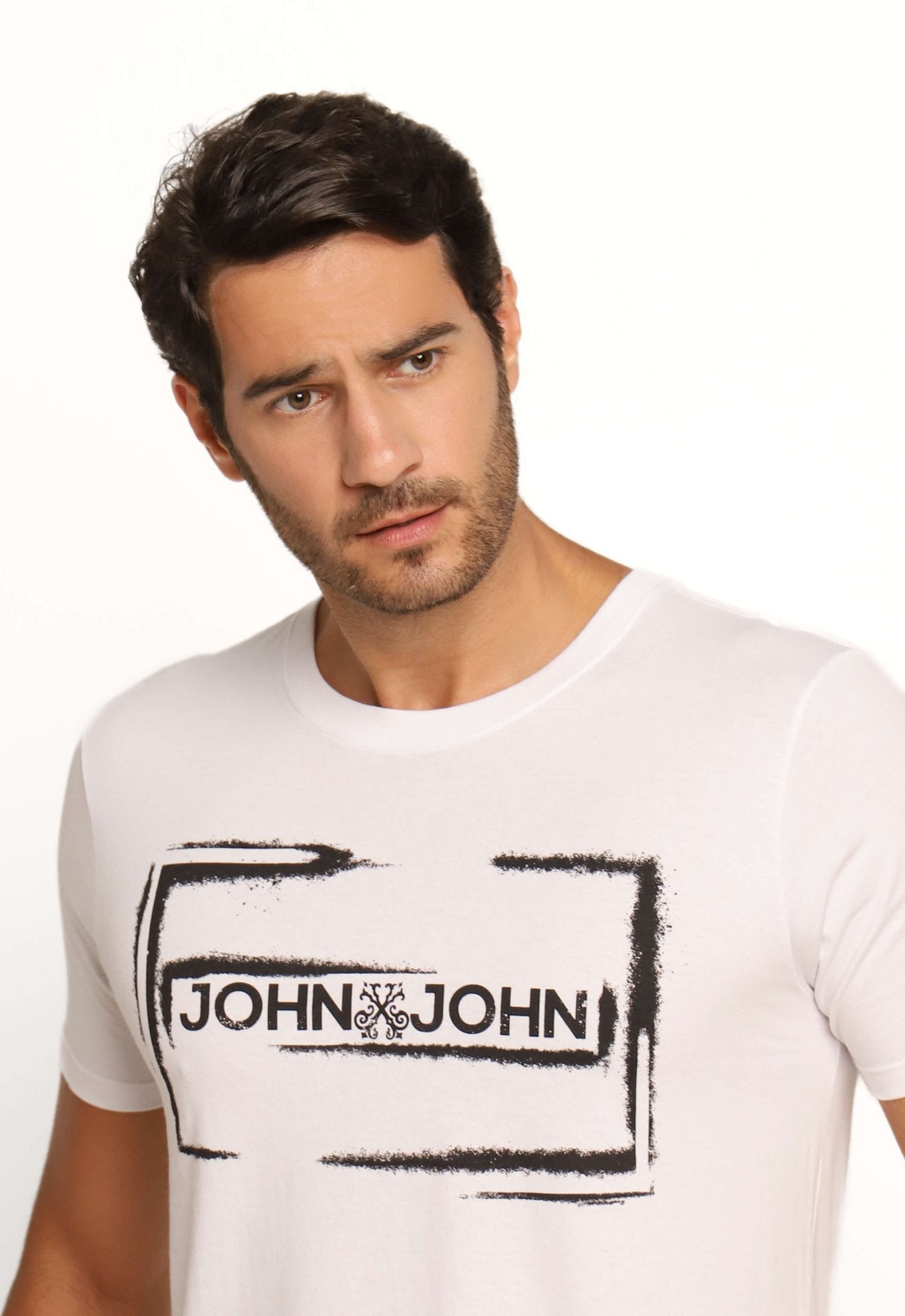 Camiseta John John Post Spray Branco - Henri Store