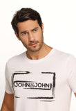 Camiseta John John Post Spray Branco - Henri Store