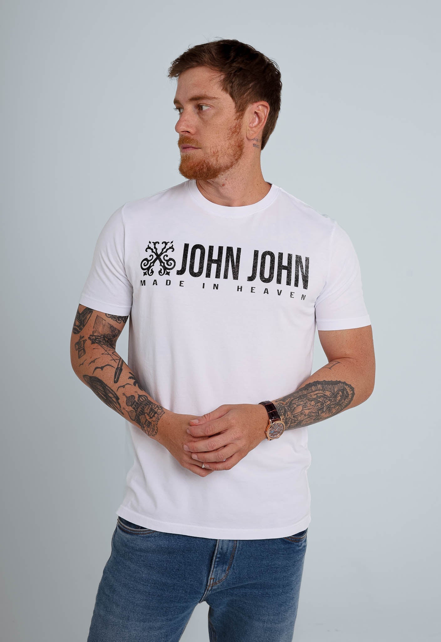 Camiseta John John Poster Branco - Henri Store
