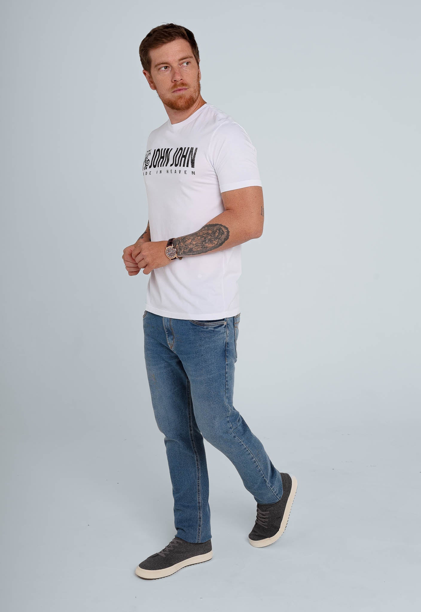 Camiseta John John Poster Branco - Henri Store