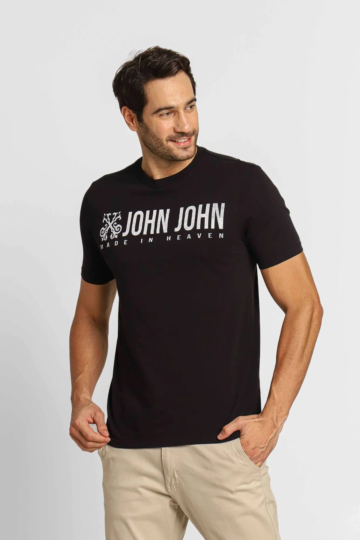Camiseta John John Poster Preto - Henri Store