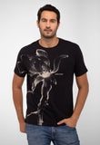 Camiseta John John Regular Fit Dark Flower - Henri Store