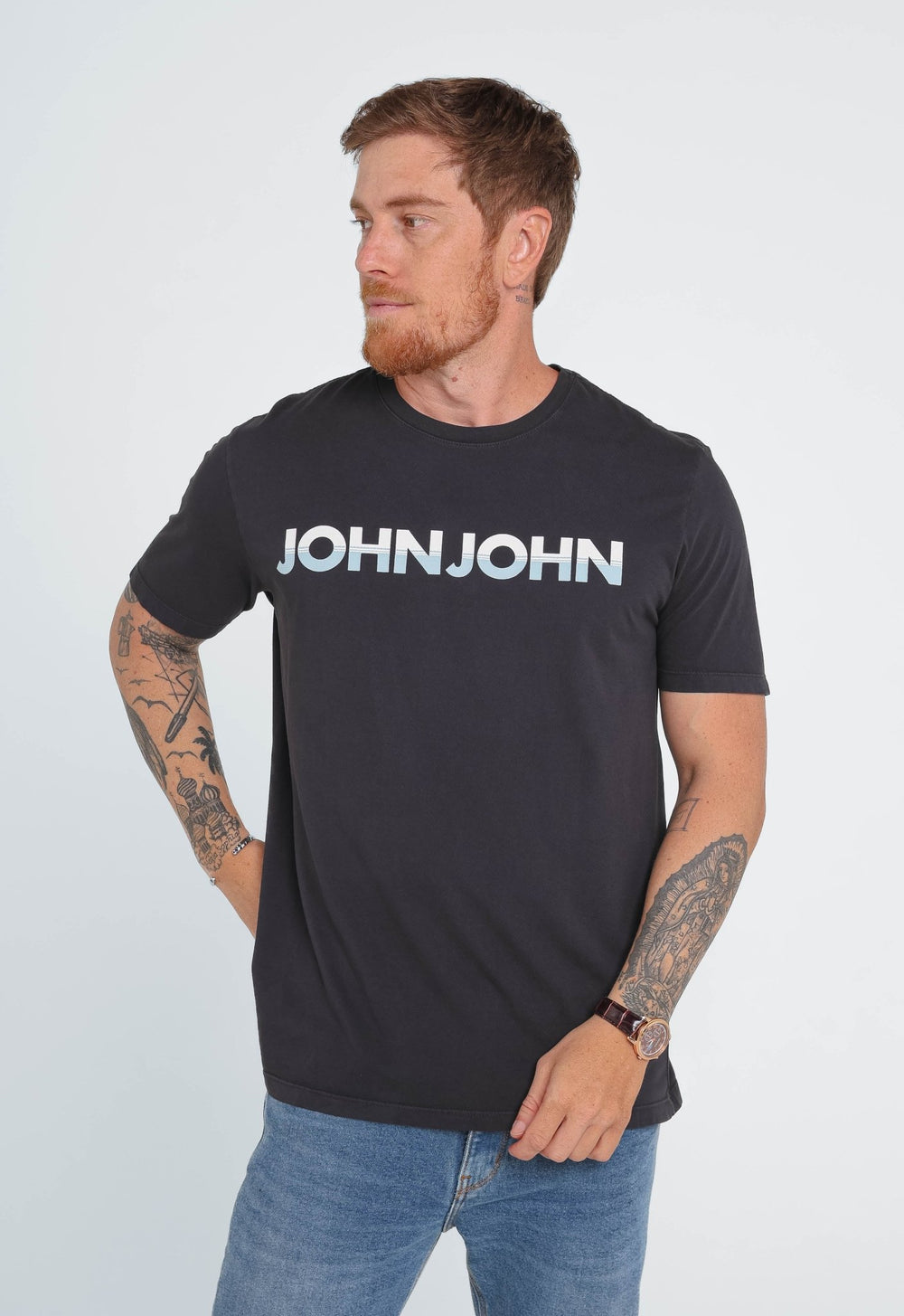 Camiseta John John Regular Fit Half - Henri Store