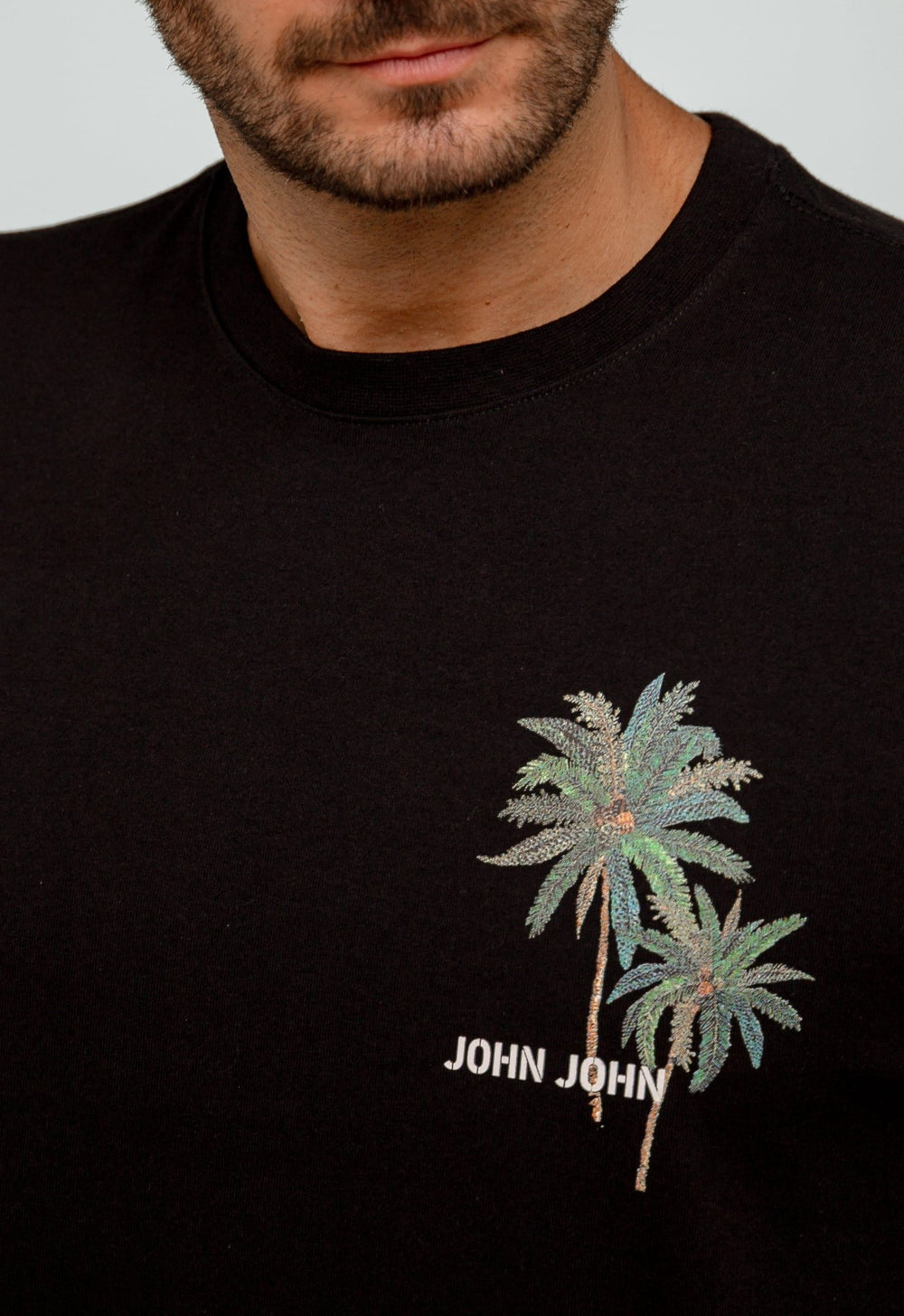 Camiseta John John Regular Fit Palm Season - Henri Store
